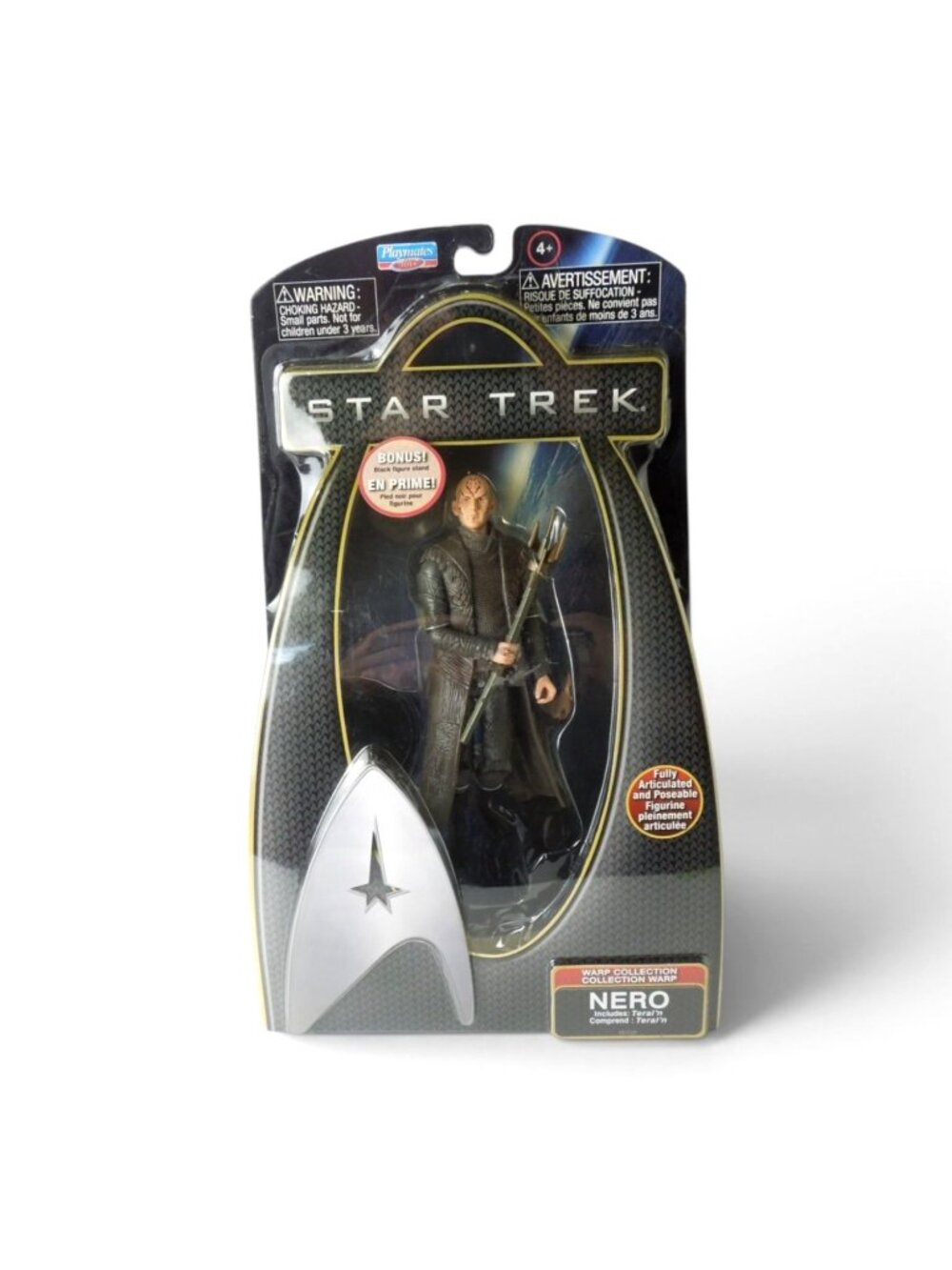 Playmates 2009 Star Trek Warp Collection Nero 6” Figure Sealed